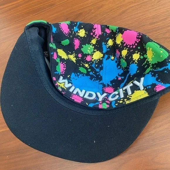 Chicago The Windy City Paint Splatter Hat - Picture 4 of 5